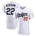 MATTH LA.Dodgers #22 Clayton Kershaw Player Gold White 2026 Collection Stadium Limited Elite Stitched Jerseys
