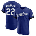 MATTH LA.Dodgers #22 Clayton Kershaw Player Royal City Connect Elite Home Stitched Jerseys