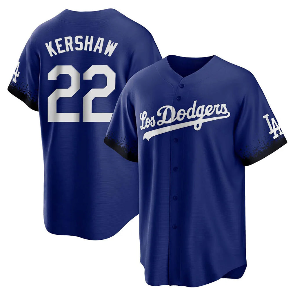 MATTH LA.Dodgers #22 Clayton Kershaw Player Royal City Connect Home Game Stitched Jerseys