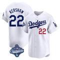 MATTH LA.Dodgers #22 Clayton Kershaw Player White World Series Meet Limited Home Stitched Jerseys