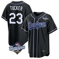 MATTH LA.Dodgers #23 Kyle Tucker Player Black World Series Carbon Limited Home Stitched Jerseys