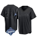 MATTH LA.Dodgers #23 Kyle Tucker Player Black World Series Meet Pitch Fashion T-shirt Stitched Jerseys