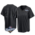 MATTH LA.Dodgers #23 Kyle Tucker Player Black World Series Pitch Fashion T-shirt Stitched Jerseys