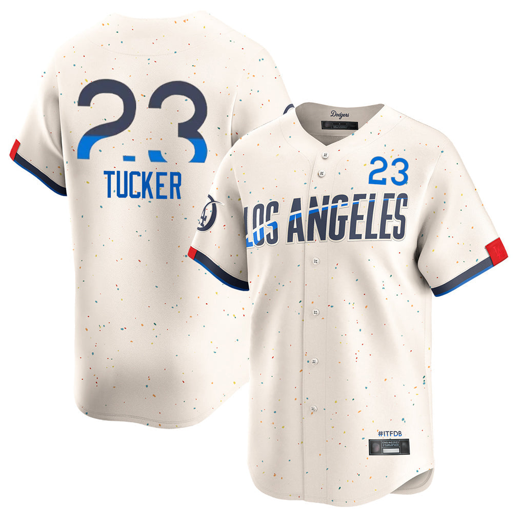 MATTH LA.Dodgers #23 Kyle Tucker Player Cream City Connect Limited Home Stitched Jerseys