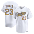 MATTH LA.Dodgers #23 Kyle Tucker Player Gold Collection Limited Home Stitched Jerseys