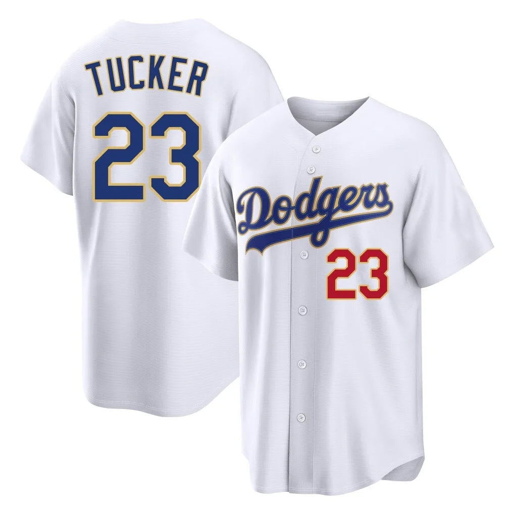 MATTH LA.Dodgers #23 Kyle Tucker Player Gold White 2026 Collection Stadium Limited Stitched Jerseys