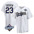 MATTH LA.Dodgers #23 Kyle Tucker Player Gold White World Series 2026 Collection Stadium Game Stitched Jerseys