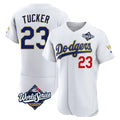 MATTH LA.Dodgers #23 Kyle Tucker Player Gold White World Series 2026 Collection Stadium Limited Elite Stitched Jerseys