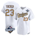 MATTH LA.Dodgers #23 Kyle Tucker Player Gold World Series Collection Limited Home Stitched Jerseys