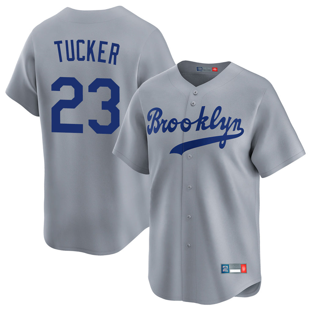 MATTH LA.Dodgers #23 Kyle Tucker Player Gray Game Limited Home Stitched Jerseys