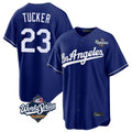 MATTH LA.Dodgers #23 Kyle Tucker Player Royal World Series Game Stitched Jerseys