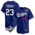 MATTH LA.Dodgers #23 Kyle Tucker Player Royal World Series Limited Home Stitched Jerseys
