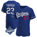 MATTH LA.Dodgers #23 Kyle Tucker Player Royal World Series Meet Limited Elite Home Stitched Jerseys