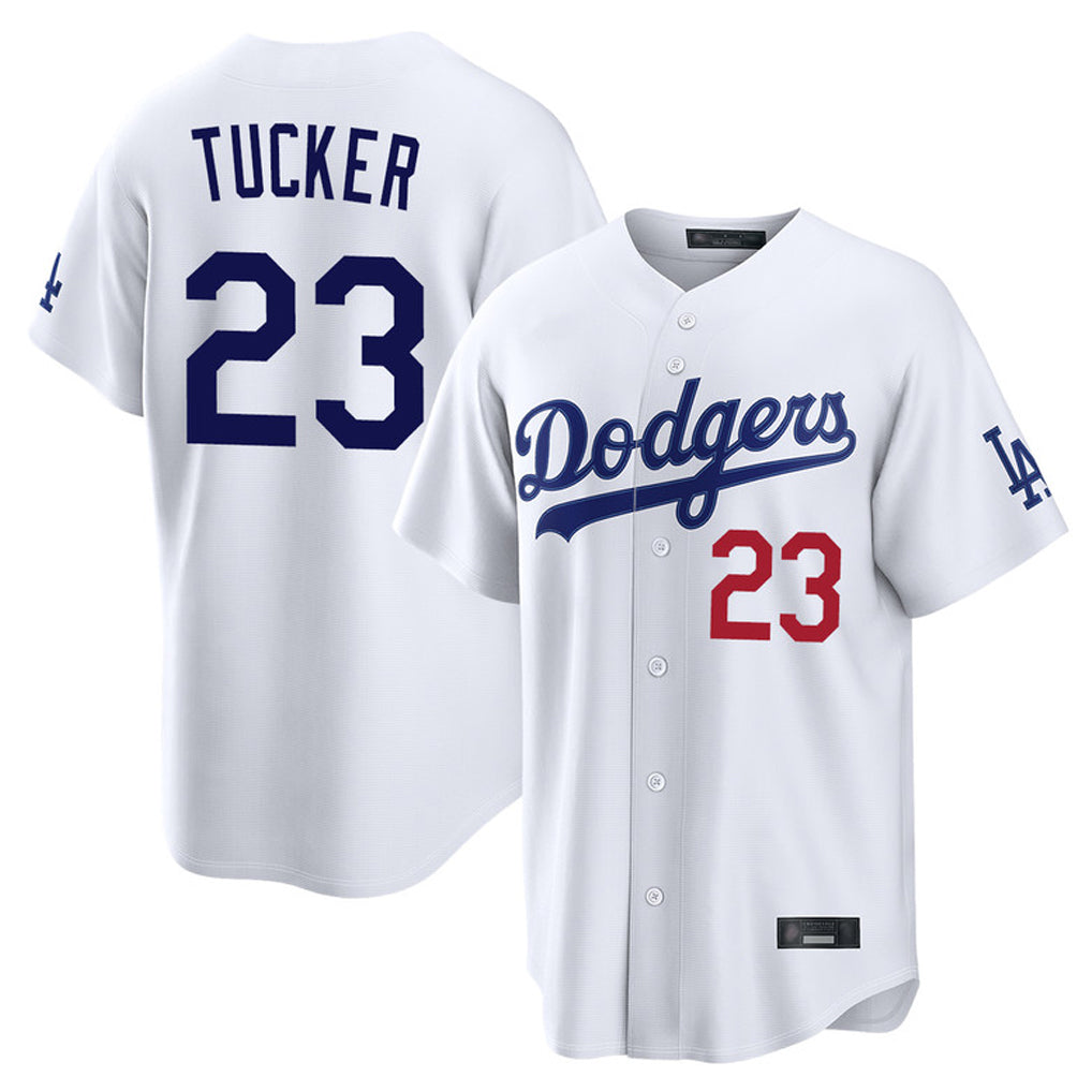 MATTH LA.Dodgers #23 Kyle Tucker Player White Home Game Stitched Jerseys