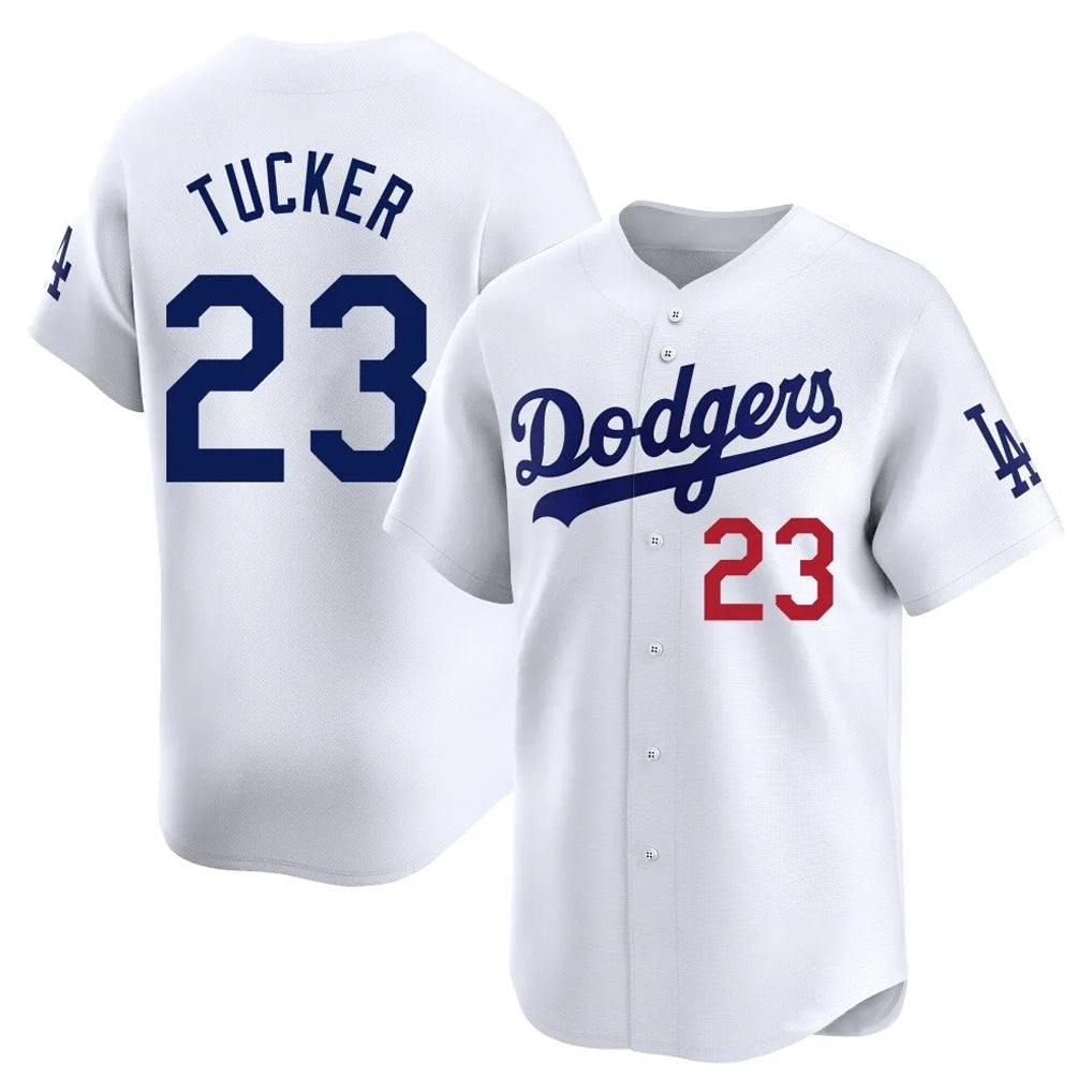 MATTH LA.Dodgers #23 Kyle Tucker Player White Limited Home Stitched Jerseys