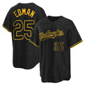 MATTH LA.Dodgers #25 Tommy Edman Player Black Snake Skin City Game Home Stitched Jerseys