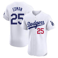 MATTH LA.Dodgers #25 Tommy Edman Player Gold White Limited Elite Home Stitched Jerseys