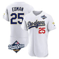 MATTH LA.Dodgers #25 Tommy Edman Player Gold White World Series 2026 Collection Stadium Limited Elite Stitched Jerseys