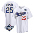 MATTH LA.Dodgers #25 Tommy Edman Player Gold White World Series 2026 Collection Stadium Limited Stitched Jerseys