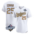 MATTH LA.Dodgers #25 Tommy Edman Player Gold World Series Limited Elite Home Stitched Jerseys