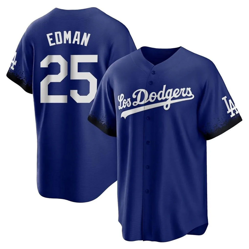 MATTH LA.Dodgers #25 Tommy Edman Player Royal City Connect Home Game Stitched Jerseys