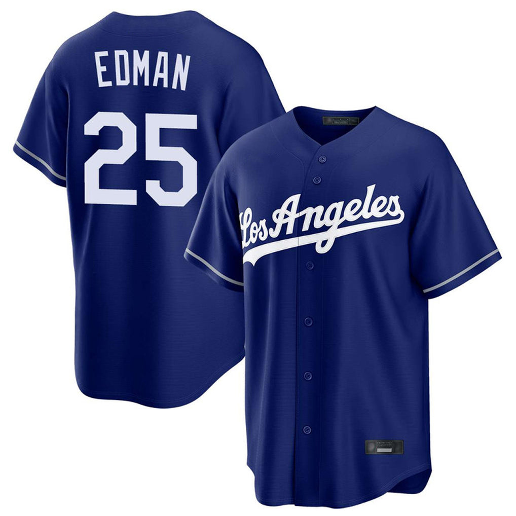 MATTH LA.Dodgers #25 Tommy Edman Player Royal Game Stitched Jerseys
