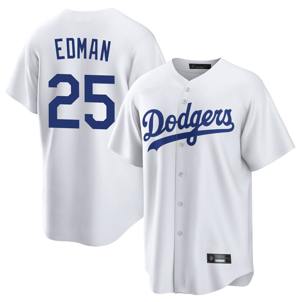 MATTH LA.Dodgers #25 Tommy Edman Player White Game Home Stitched Jerseys