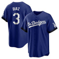 MATTH LA.Dodgers #3 Edwin D¡§aaz Player Royal City Connect Home Game Stitched Jerseys