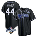 MATTH LA.Dodgers #44 Andy Pages Player Black World Series Carbon Limited Home Stitched Jerseys