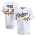 MATTH LA.Dodgers #44 Andy Pages Player Gold Collection Limited Home Stitched Jerseys
