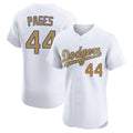 MATTH LA.Dodgers #44 Andy Pages Player Gold Limited Elite Home Stitched Jerseys