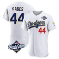 MATTH LA.Dodgers #44 Andy Pages Player Gold White World Series 2026 Collection Stadium Limited Elite Stitched Jerseys