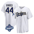 MATTH LA.Dodgers #44 Andy Pages Player Gold White World Series Meet 2026 Collection Stadium Game Stitched Jerseys