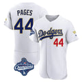 MATTH LA.Dodgers #44 Andy Pages Player Gold White World Series Meet 2026 Collection Stadium Limited Elite Stitched Jerseys