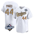MATTH LA.Dodgers #44 Andy Pages Player Gold World Series Collection Limited Home Stitched Jerseys