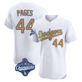 MATTH LA.Dodgers #44 Andy Pages Player Gold World Series Meet Limited Elite Home Stitched Jerseys