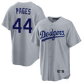 MATTH LA.Dodgers #44 Andy Pages Player Gray Game Stitched Jerseys