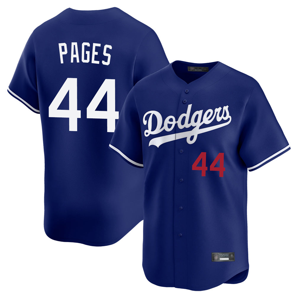 MATTH LA.Dodgers #44 Andy Pages Player Royal Limited Home Stitched Jerseys