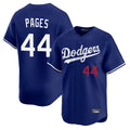 MATTH LA.Dodgers #44 Andy Pages Player Royal Limited Home Stitched Jerseys