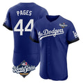 MATTH LA.Dodgers #44 Andy Pages Player Royal World Series City Connect Elite Home Stitched Jerseys