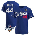 MATTH LA.Dodgers #44 Andy Pages Player Royal World Series Limited Elite Home Stitched Jerseys