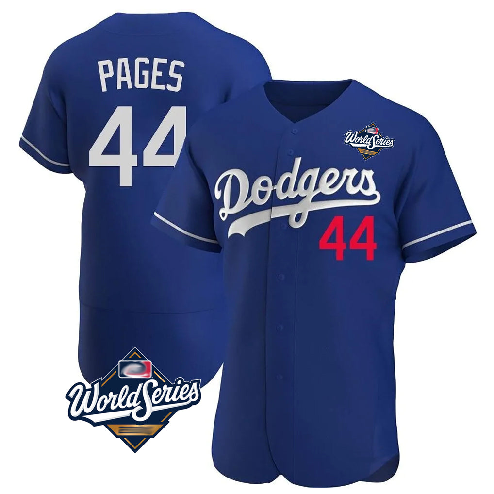 MATTH LA.Dodgers #44 Andy Pages Player Royal World Series Limited Elite Home Stitched Jerseys