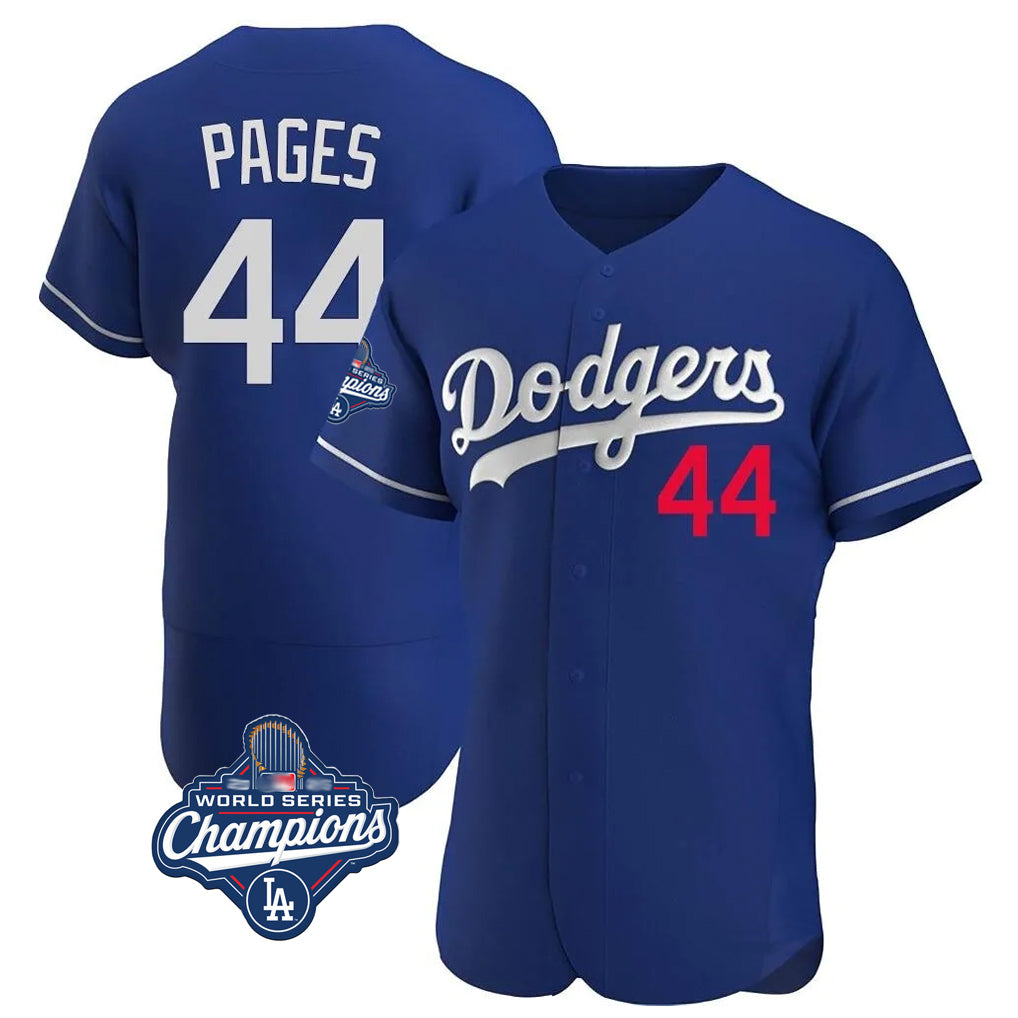 MATTH LA.Dodgers #44 Andy Pages Player Royal World Series Meet Limited Elite Home Stitched Jerseys