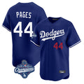 MATTH LA.Dodgers #44 Andy Pages Player Royal World Series Meet Limited Home Stitched Jerseys