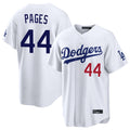 MATTH LA.Dodgers #44 Andy Pages Player White Home Game Stitched Jerseys