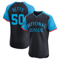 MATTH LA.Dodgers #50 Mookie Betts Player Black National League All-Star Limited Home Stitched Jerseys