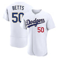 MATTH LA.Dodgers #50 Mookie Betts Player Gold White 2026 Collection Stadium Limited Elite Stitched Jerseys