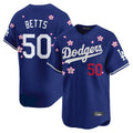 MATTH LA.Dodgers #50 Mookie Betts Player Royal Tokyo Series Vapor Premier Limited Stitched Jerseys