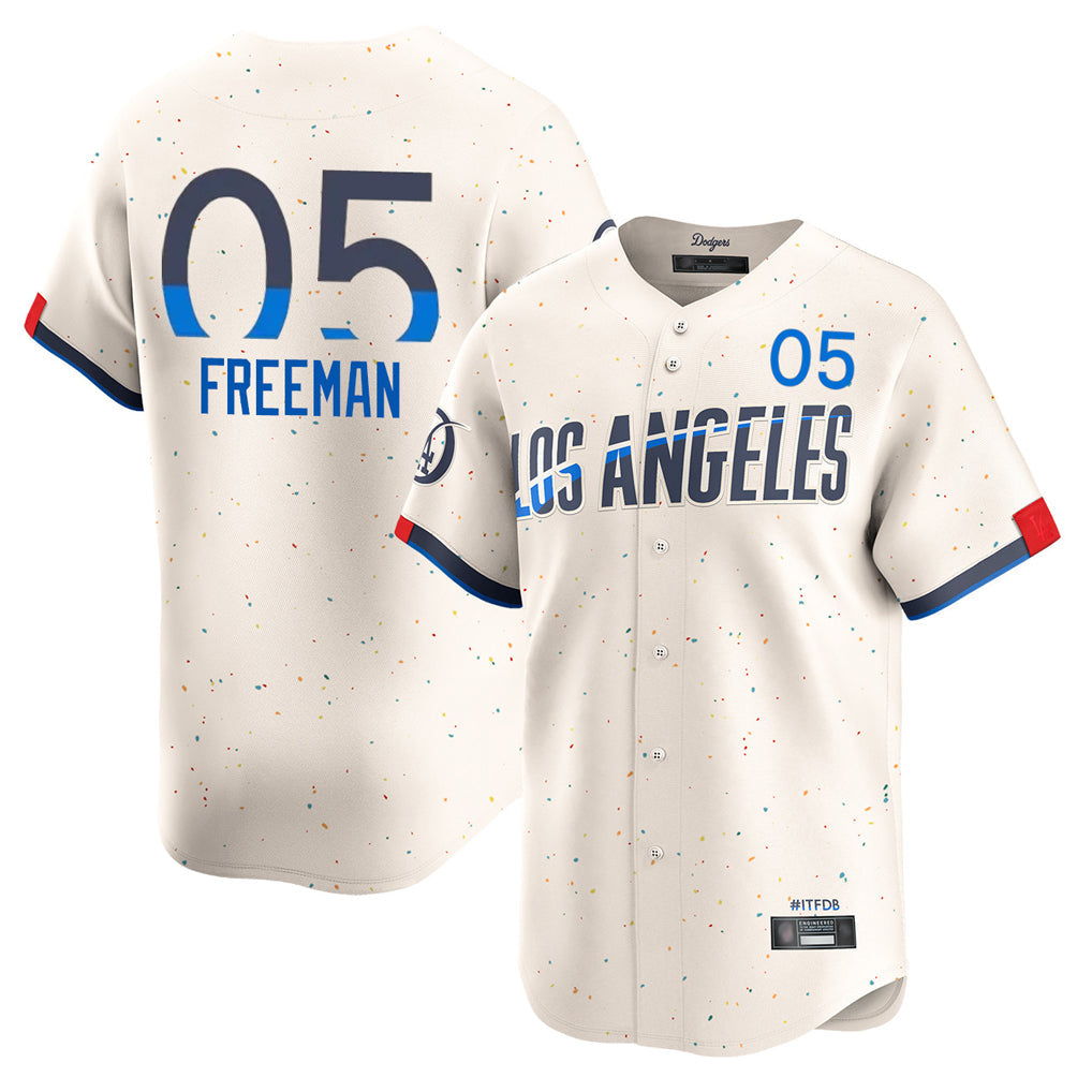 MATTH LA.Dodgers #5 Freddie Freeman Player Cream City Connect Limited Home Stitched Jerseys