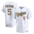 MATTH LA.Dodgers #5 Freddie Freeman Player White Collection Limited Home Stitched Jerseys
